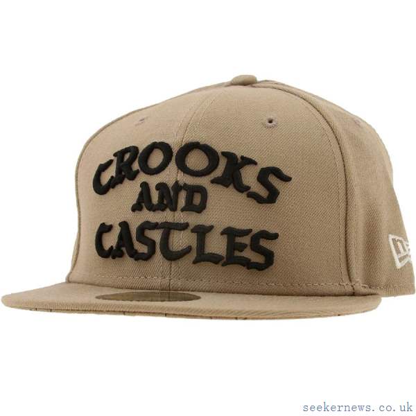 New Crooks and Castles Logo - Khaki Era Crooks And Castles Logo Fitted Cap Cc860807Kha Assurance ...