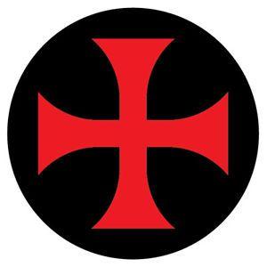 Templar Logo - 2 X TEMPLAR SYMBOL BLACK VINYL CAR VAN IPAD LAPTOP STICKER | eBay