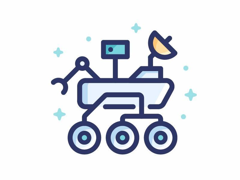 Mars Rover Logo - Mars Rover by Oleg Levin | Dribbble | Dribbble