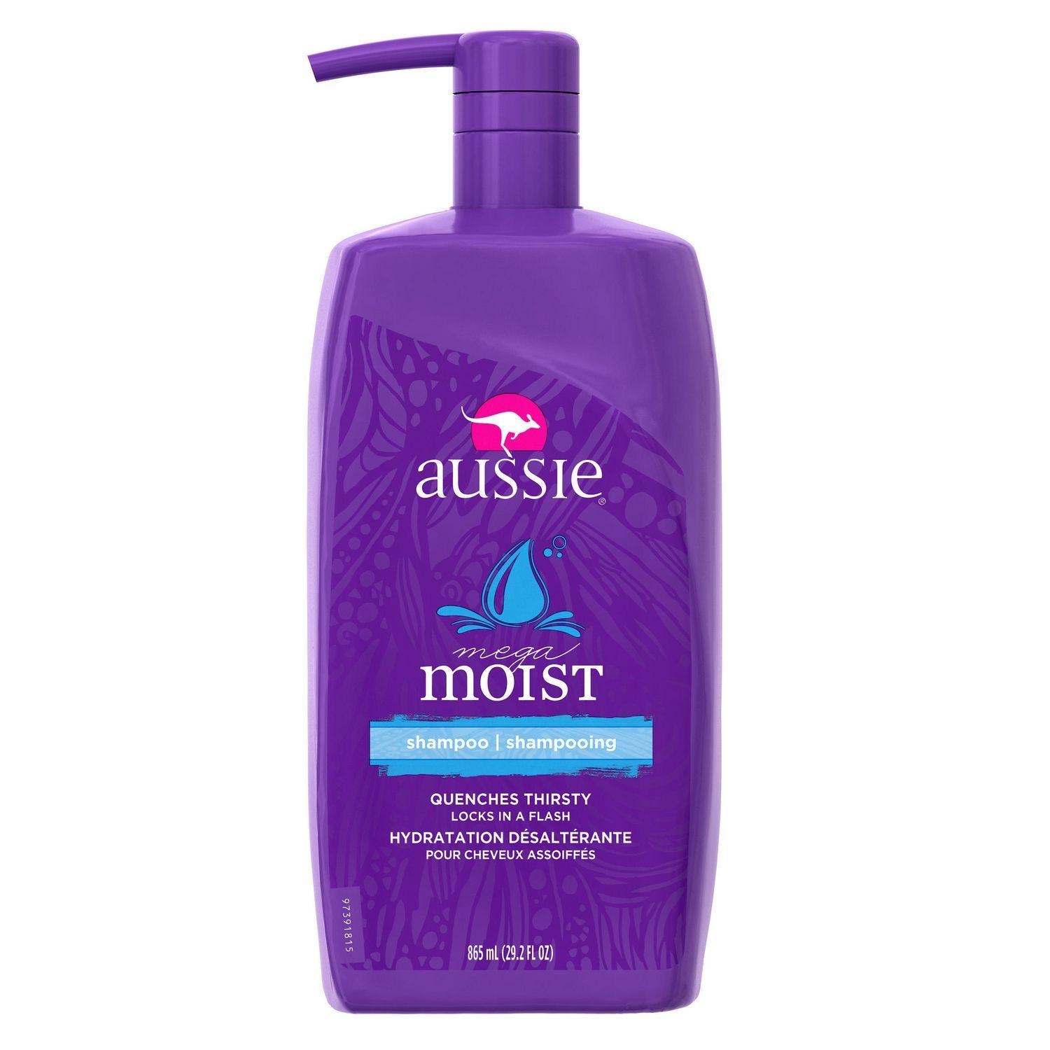 Aussie Shampoo Logo - Aussie Mega Moist Shampoo with Pump