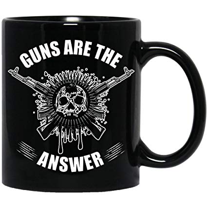 Gun Answer Logo - Amazon.com: Guns Are The Answer Funny Gun Owners Us Usa Gun Tatical ...