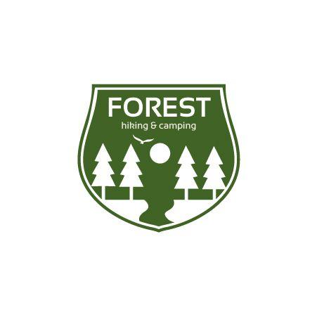 Forest Logo - Forest Camping Logo Template. Buy Vector Logo for $10!