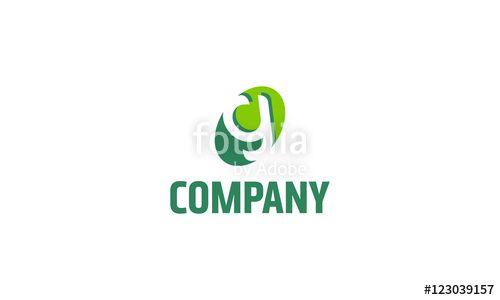 Green Arrow Company Logo - Letter G ecology sprout logo design. Green arrow vector icon Stock