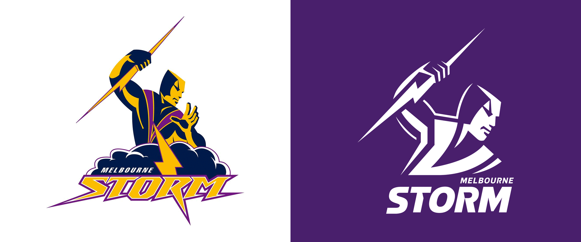 Melbourne Logo - Brand New: New Logo for Melbourne Storm by WiteKite