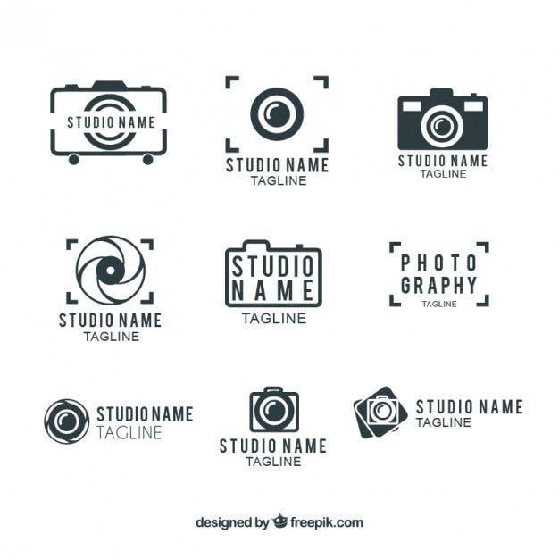 Photography Studio Logo - Photography studio logo template Vector
