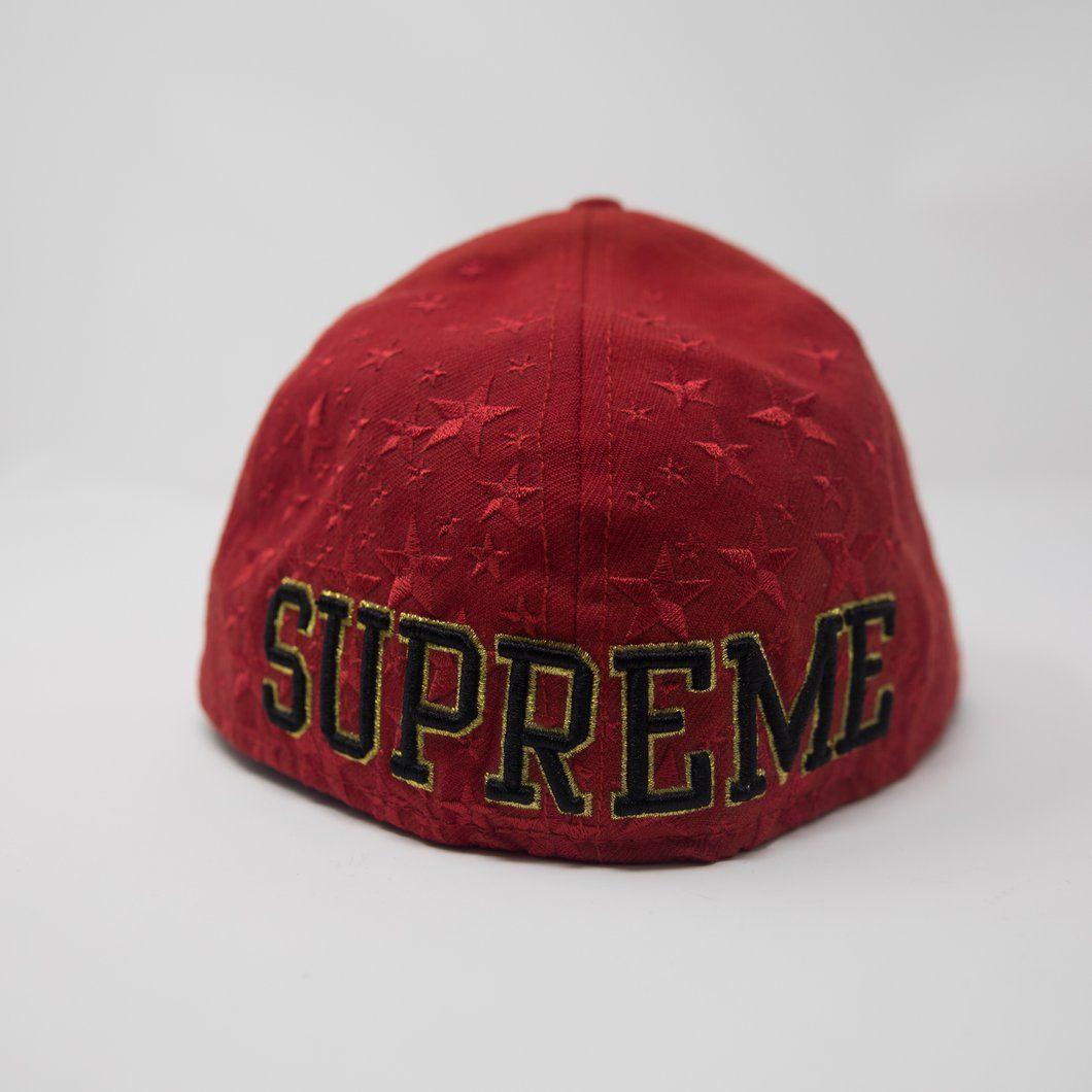 Supreme Stars Logo - Supreme Stars Logo New Era Cap Red (USED) – Famous Grail