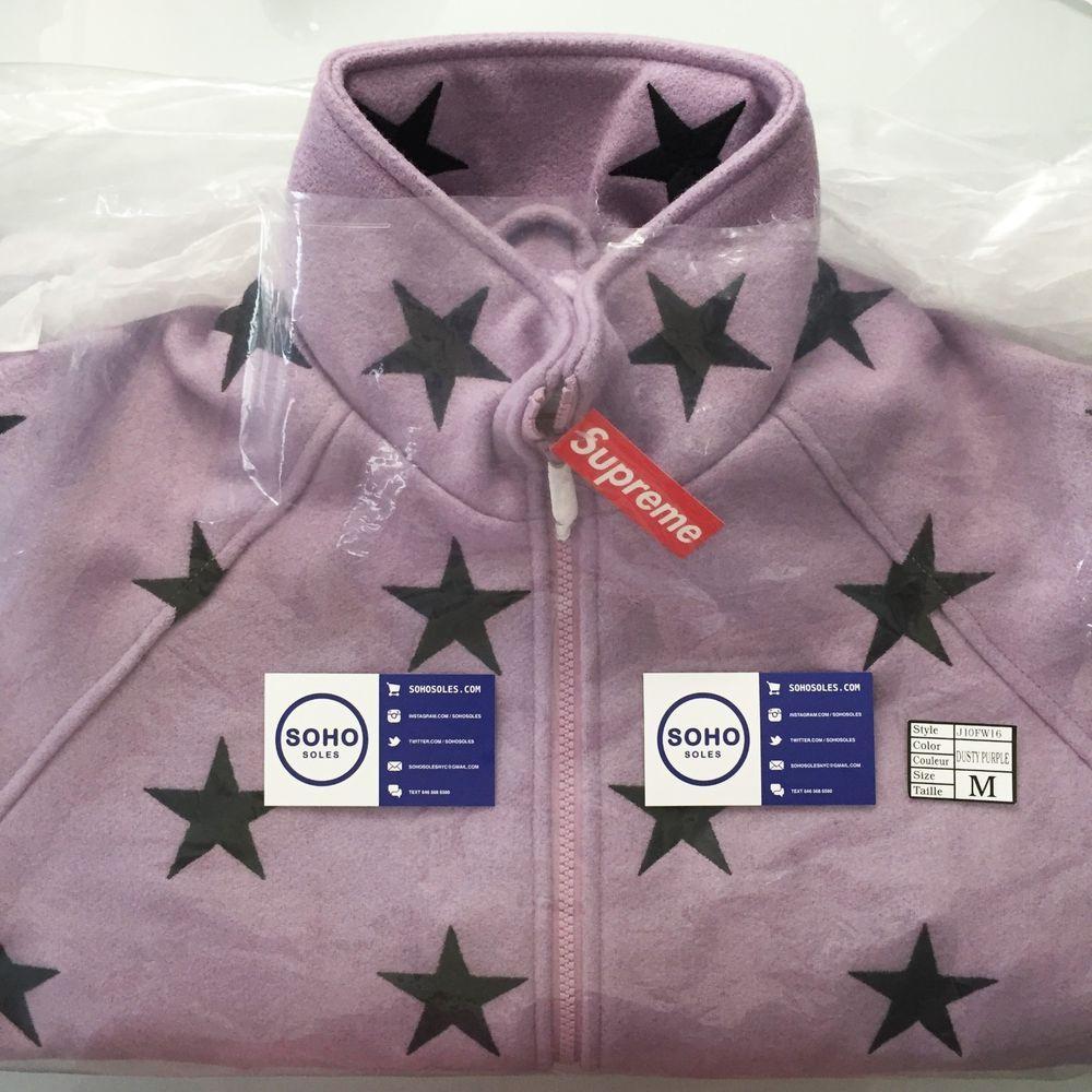 Supreme Stars Logo - Supreme Stars Zip Stadium Jacket Lavender Purple Size M Medium ...