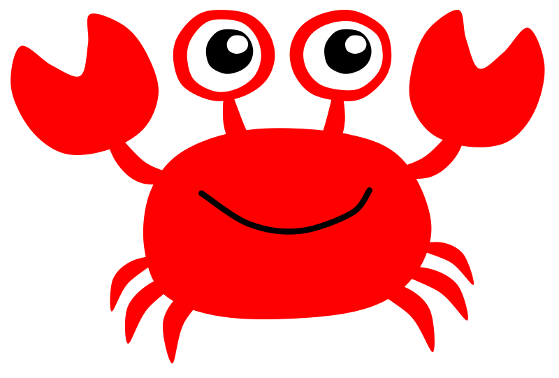 Crab Clip Art Logo - Free Clipart