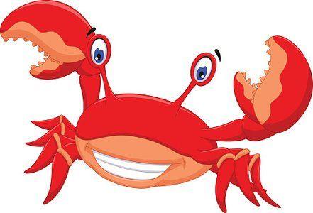 Crab Clip Art Logo - Funny Crab Cartoon Posing premium clipart