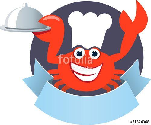 Crab Clip Art Logo - Logo Seafood Restaurant Crab