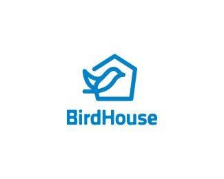 Bird House Logo - Bird House Designed by cbeaudin | BrandCrowd