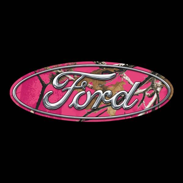 Camo Ford Logo - Pink Ford Camo T Shirt