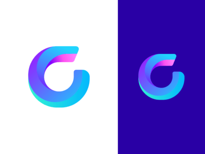 Purple and Blue Logo - Gradients Color: New Color of The Internet