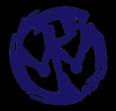 Purple and Blue Logo - Pennywise - Blue logo on black — Punk Rock Shop
