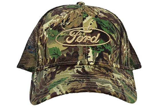 Camo Ford Logo - Ford Logo Camouflage Hat Cap MESH Back: Clothing