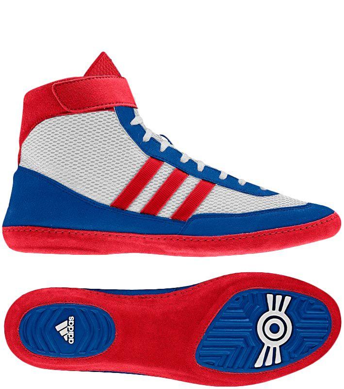 Red and Blue Shoes Logo - Adidas Combat Speed 4 Wrestling Shoes, color: White/Red/Blue [G96427 ...