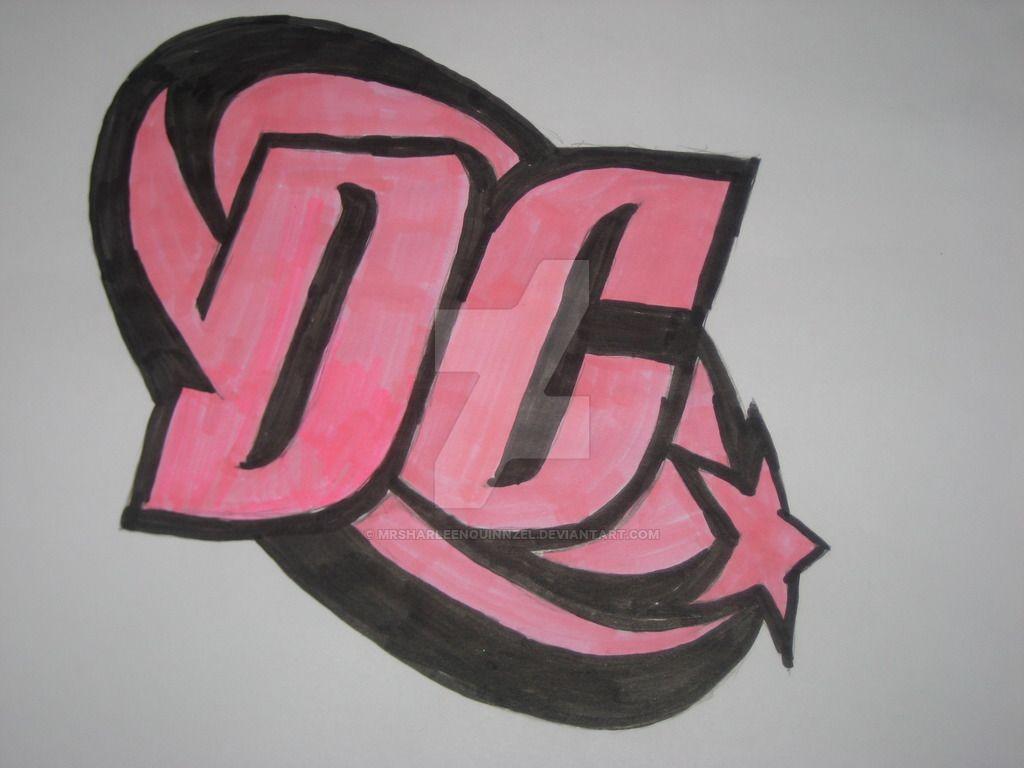 Pink DC Logo - Extreme Art: DC Comics Logo