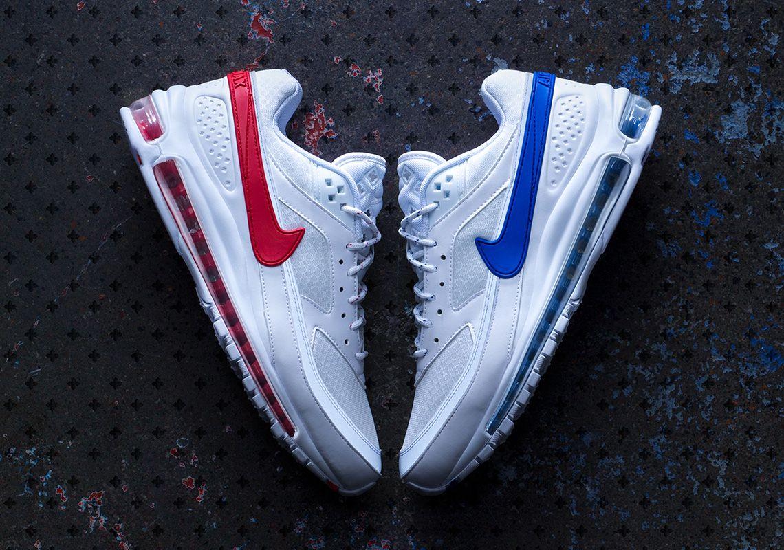 Red and Blue Shoes Logo - Skepta x Nike Air Max 97/BW Inspired By Three Shoes | SneakerNews.com