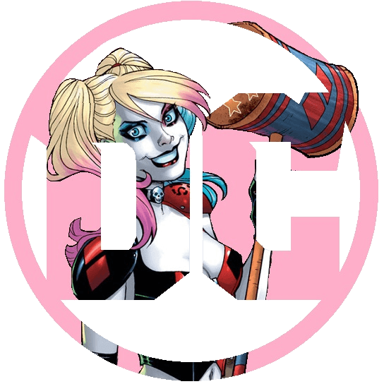 Pink DC Logo - DC Logo for Harley Quinn