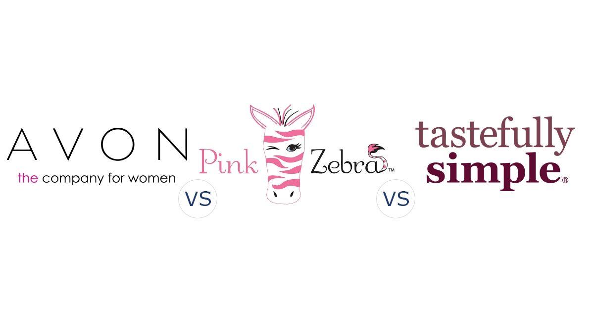 Pink Zebra Company Logo - Avon vs. Pink Zebra vs. Tastefully Simple. Compare Direct Sales