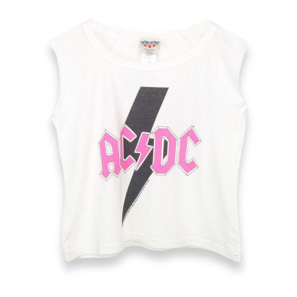 Pink DC Logo - AC DC Pink Logo Black Lightening Bolt White Kids T Shirt