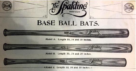 Baseball Bats with Bat Logo - 19th Century Antique Baseball Bats's Baseball Bats