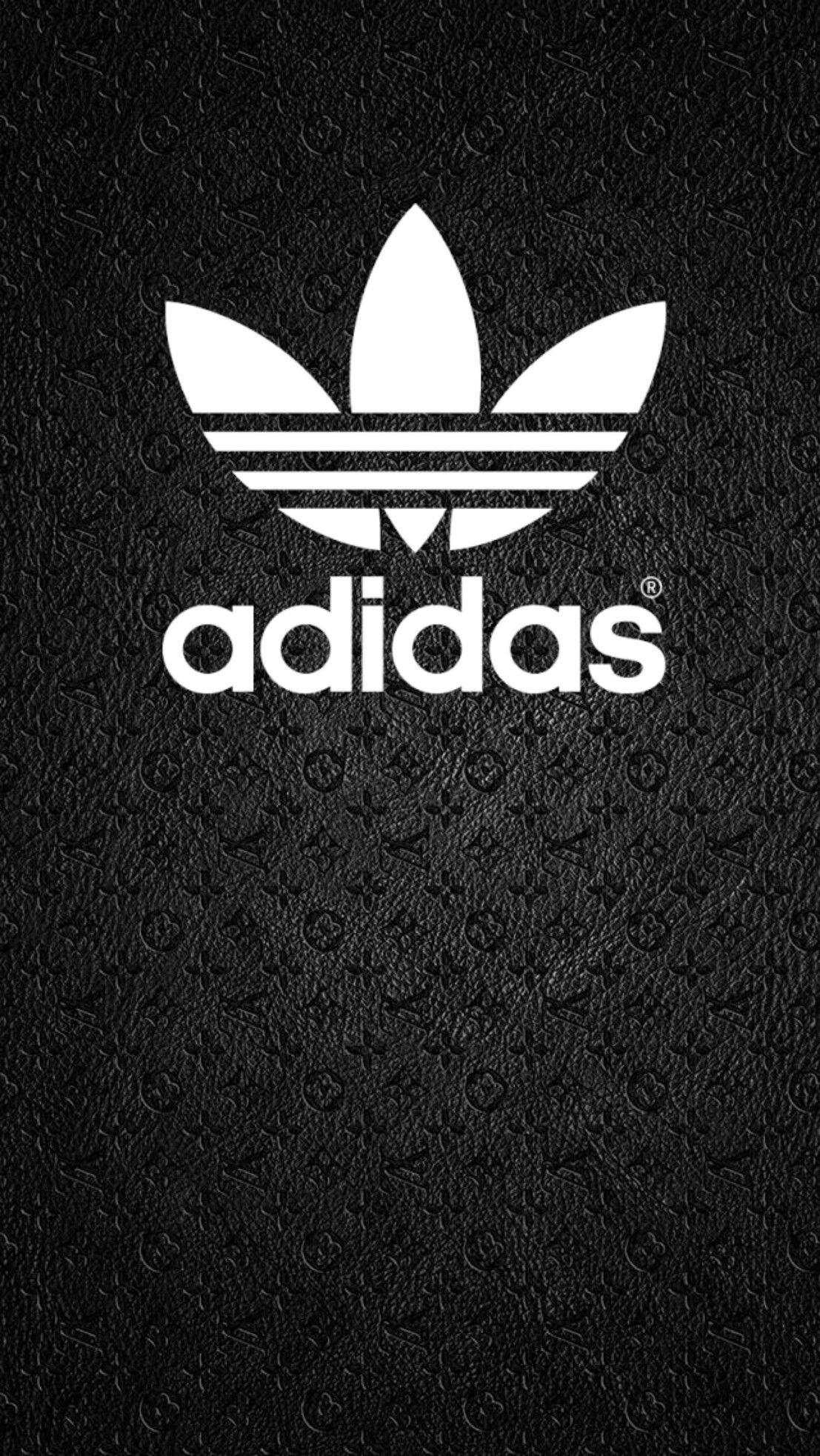 Whiteadidas Logo - Adidas Logo White On Black BG - Wallpaper/Background/Screensaver ...