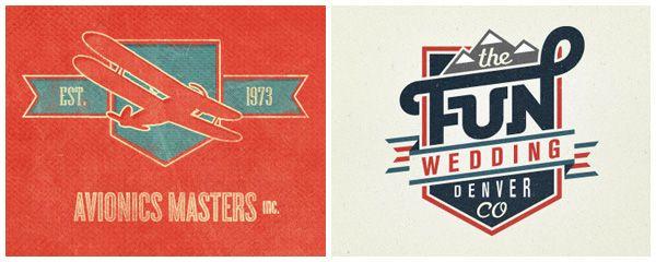 Vintage Aviation Logo - Beautifully Designed Retro and Vintage Logos