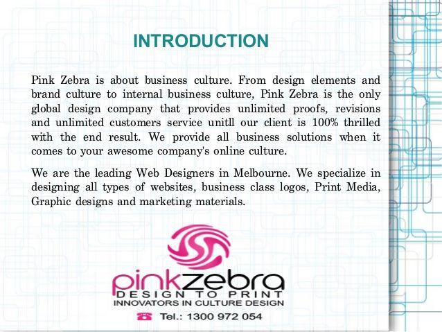 Pink Zebra Company Logo - Free Logo Design in Melbourne