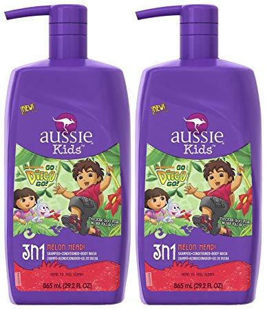 Aussie Shampoo Logo - Amazon.com : Aussie Melon HEAD! 3in1 Shampoo, Conditioner & Body ...