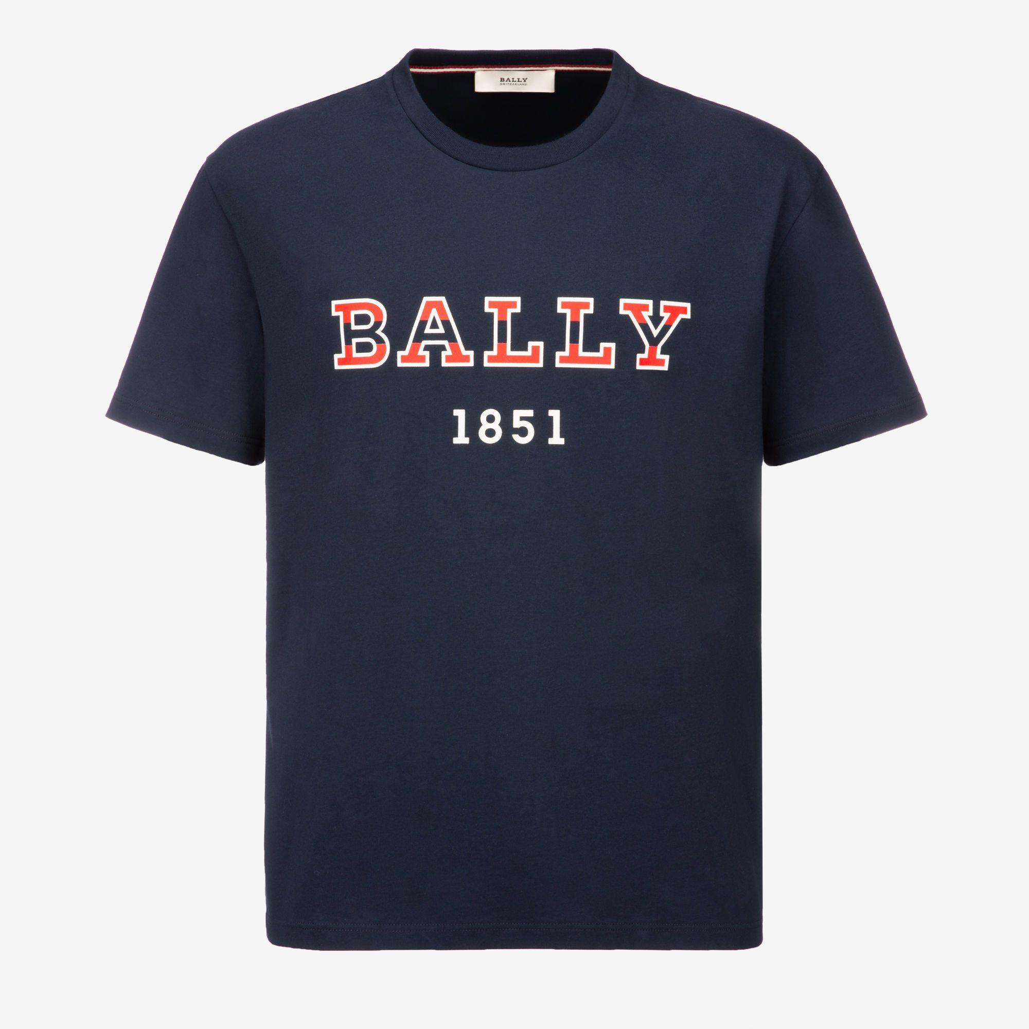 Bally Clothing Logo - LOGO CREWNECK T-SHIRT| Men's Jumpers | Bally