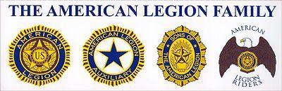American Legion Logo - American Legion Emblem Clip Art. Legion Family Bumper Sticker