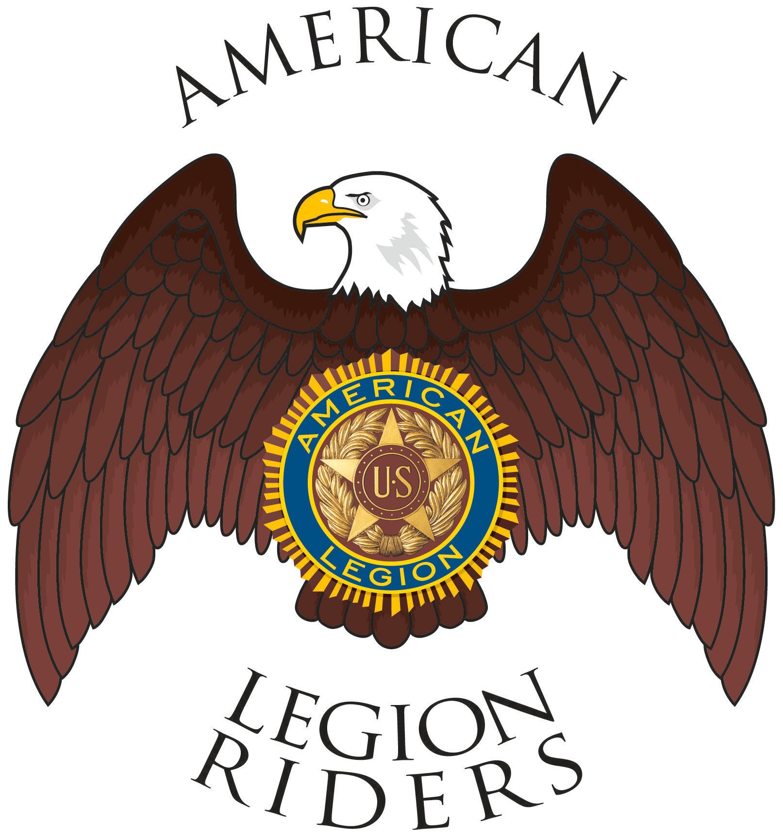 American Legion Logo - Legion Riders BW vector logo – Oro Valley American Legion