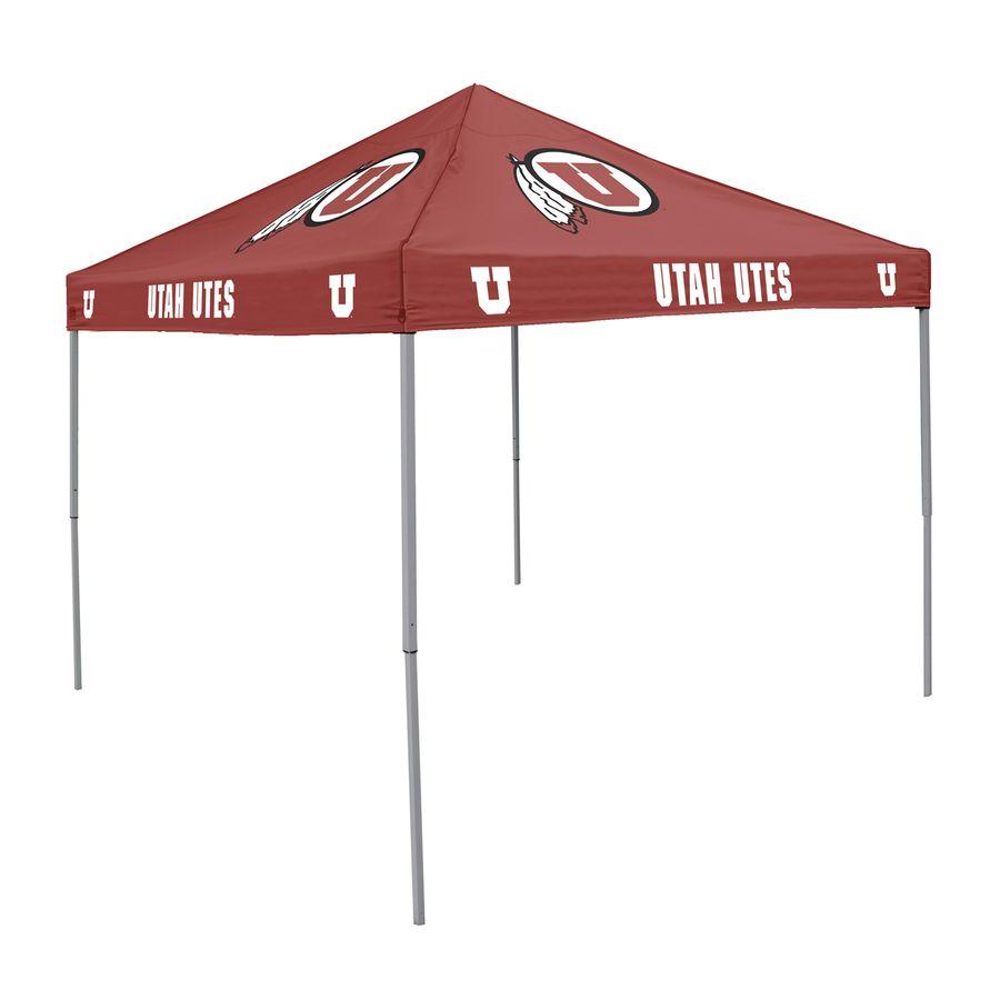 U of Utah Logo - Logo Chairs Tailgating Tent 9 Ft W X 9 Ft L Square NCAA University
