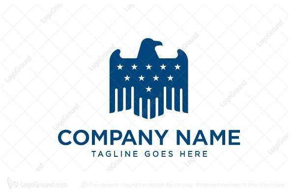 New American Eagle Logo - LogoGround logo for sale: American Eagle Logo. New unique creative ...