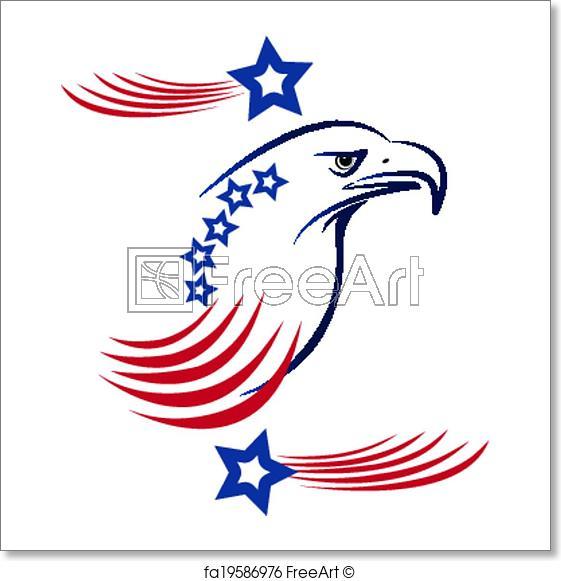 New American Eagle Logo - Free art print of American eagle logo. American eagle vector symbol