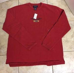 New American Eagle Logo - New American Eagle Outfitters Mens Long Sleeve Red Logo Shirt Size M