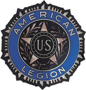 American Legion Logo - Legion Emblem Gold Poly Decal - 2