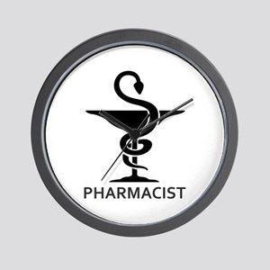 Pharmacy Symbol Logo - Pharmacy Symbol Wall Clocks - CafePress