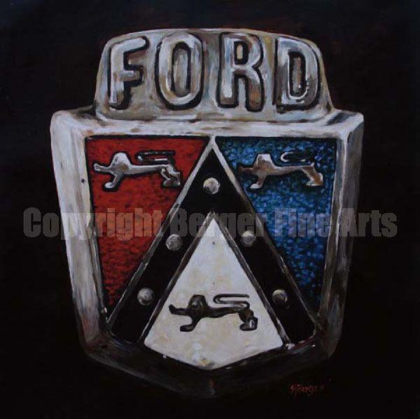 Ford Shield Logo - Ford Shield Logo - Berger Fine Arts
