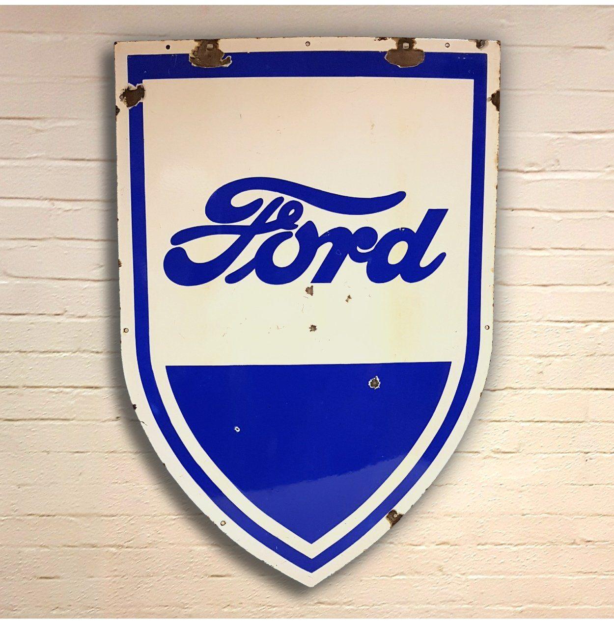 Ford Shield Logo - Ford Enamel Shield