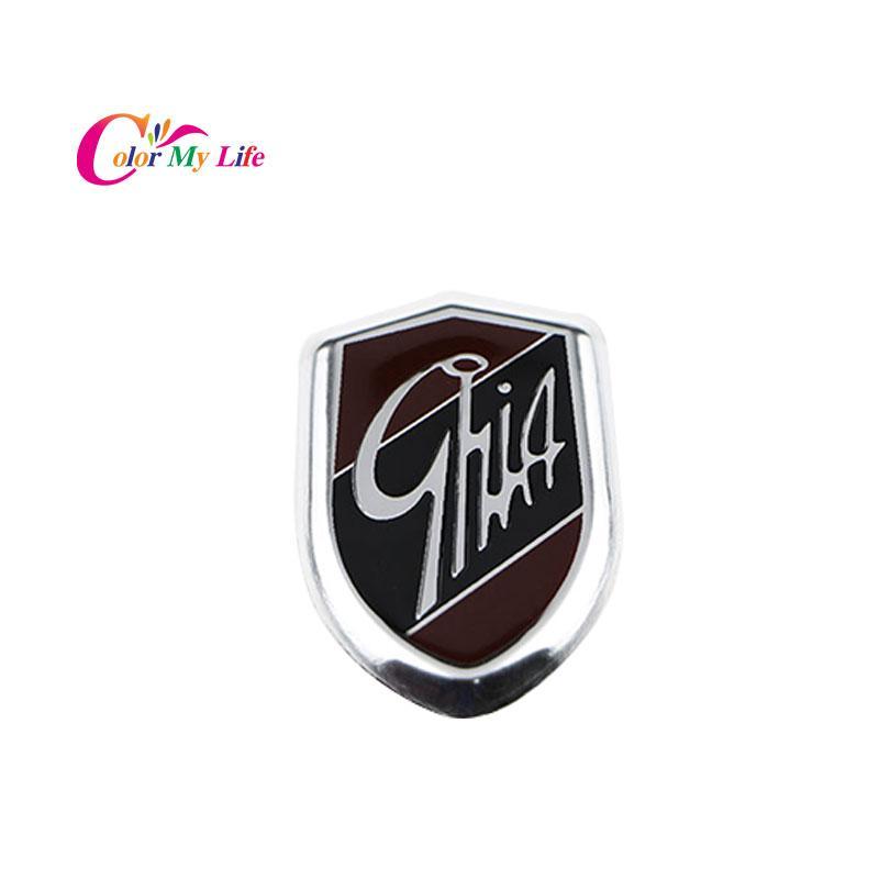 Ford Shield Logo - Car Sticker Emblems Ghia Side Shield Logo Marked Stickers For Ford