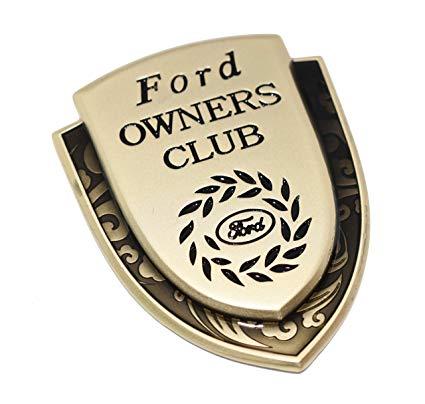 Ford Shield Logo - Incognito-7 3D Laxury Ford Owners Club Logo Ford Shield Badge Ford ...