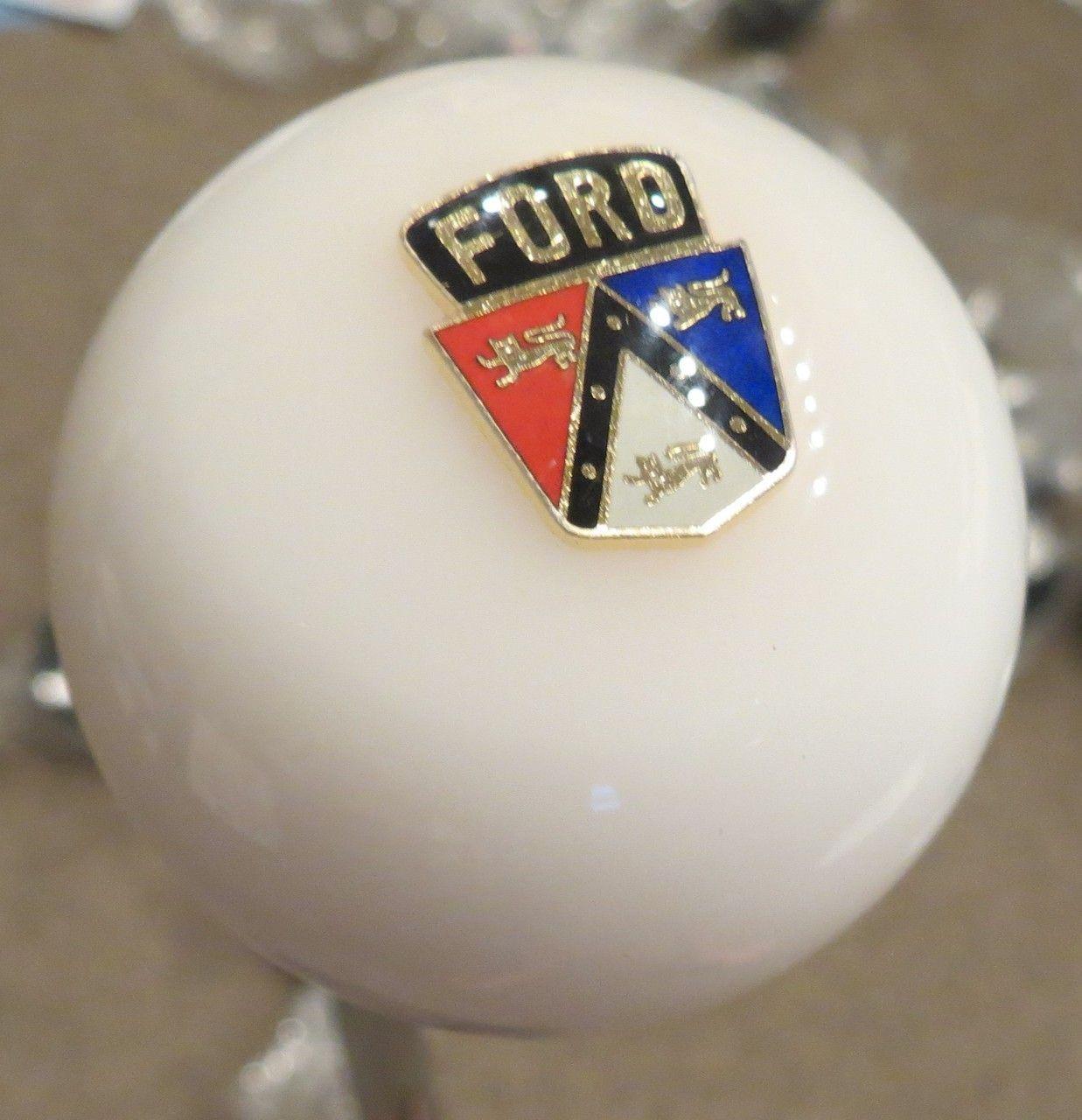 Ford Shield Logo - Vintage FORD Shield Emblem Logo - HouseOspeed - Hot Rod Shift Knob