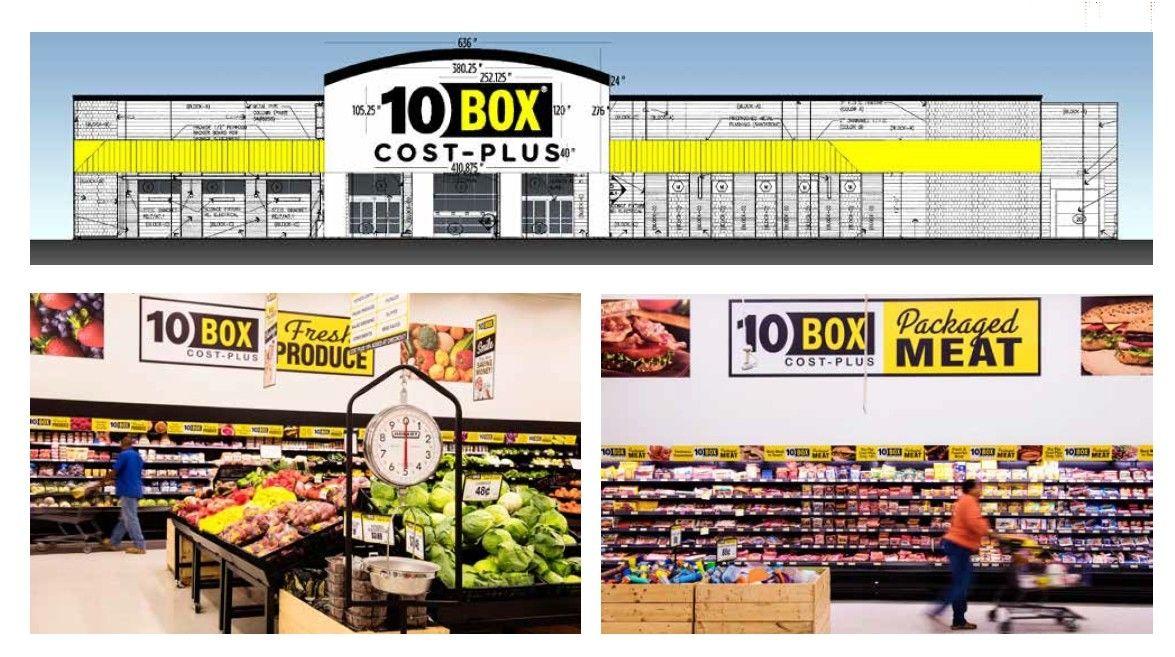 10 Box Grocery Store Logo - 1716 N Mississippi Ave, Ada, OK, 74820 - Freestanding Property For ...
