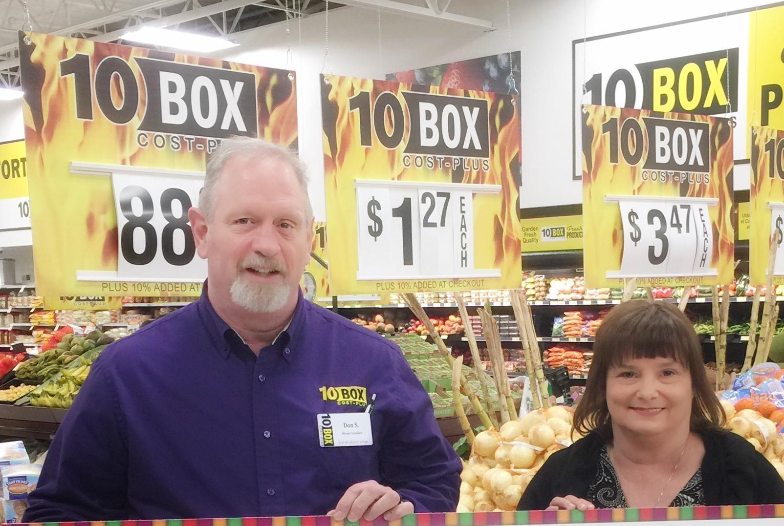 10 Box Grocery Store Logo - River Valley Regional Food Bank gets support from 10 Box Cost Plus