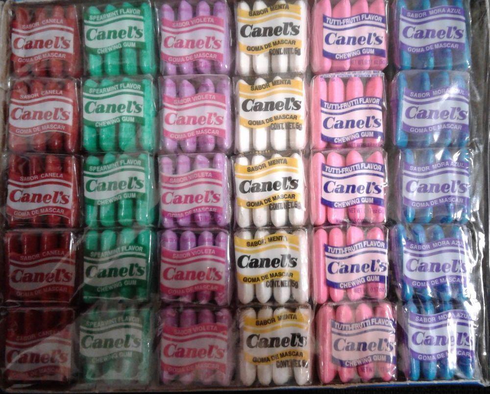 10 Box Grocery Store Logo - CANELS CHEWING GUM / CANELS GOMA- 10 BOXES OF 60 PACKETS ea- FREE