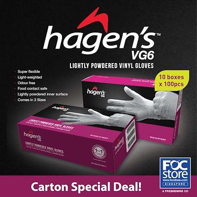 10 Box Grocery Store Logo - Qoo10 - Hagens Vinyl Gloves : Kitchen & Dining