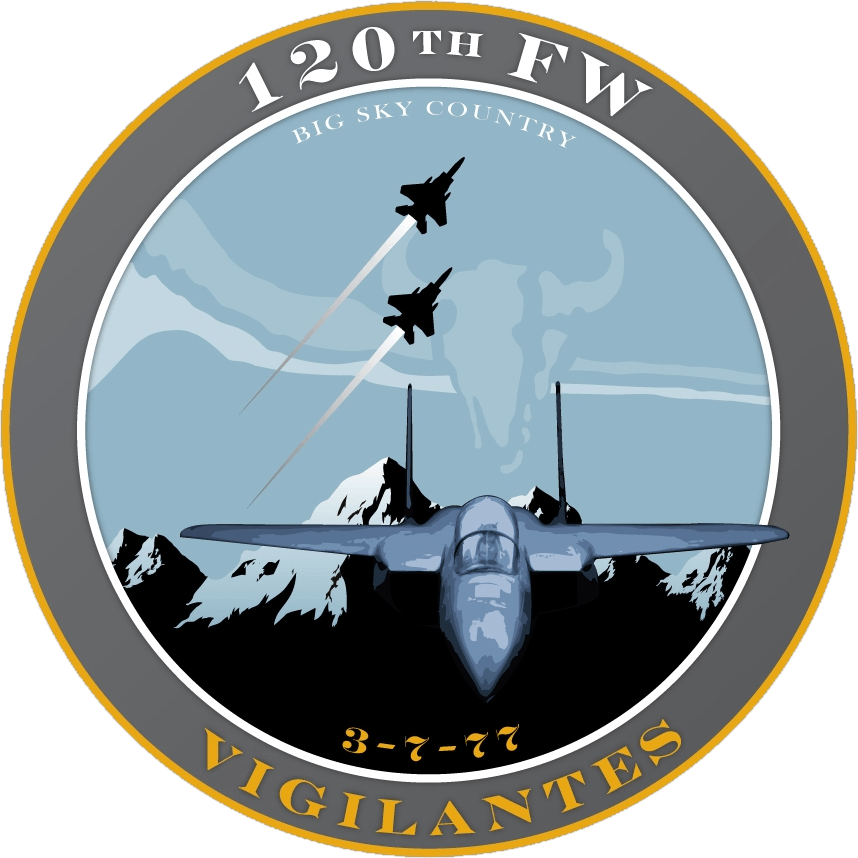 Fighter Aircraft Logo - Montana Air National Guard