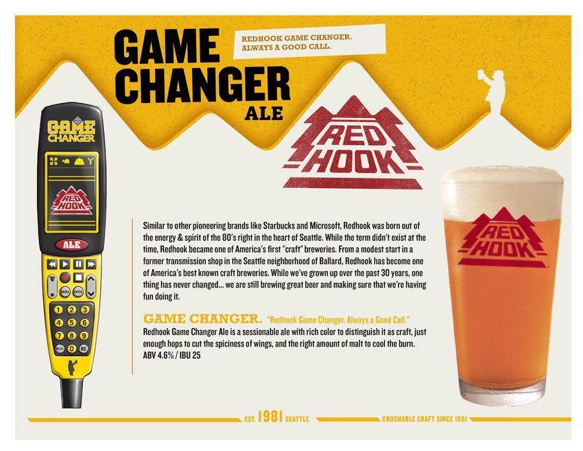 GameChanger Red Hook Logo - REDHOOK GAME CHANGER | REDHOOK | Pinterest | Beer 101, Beer and Game ...